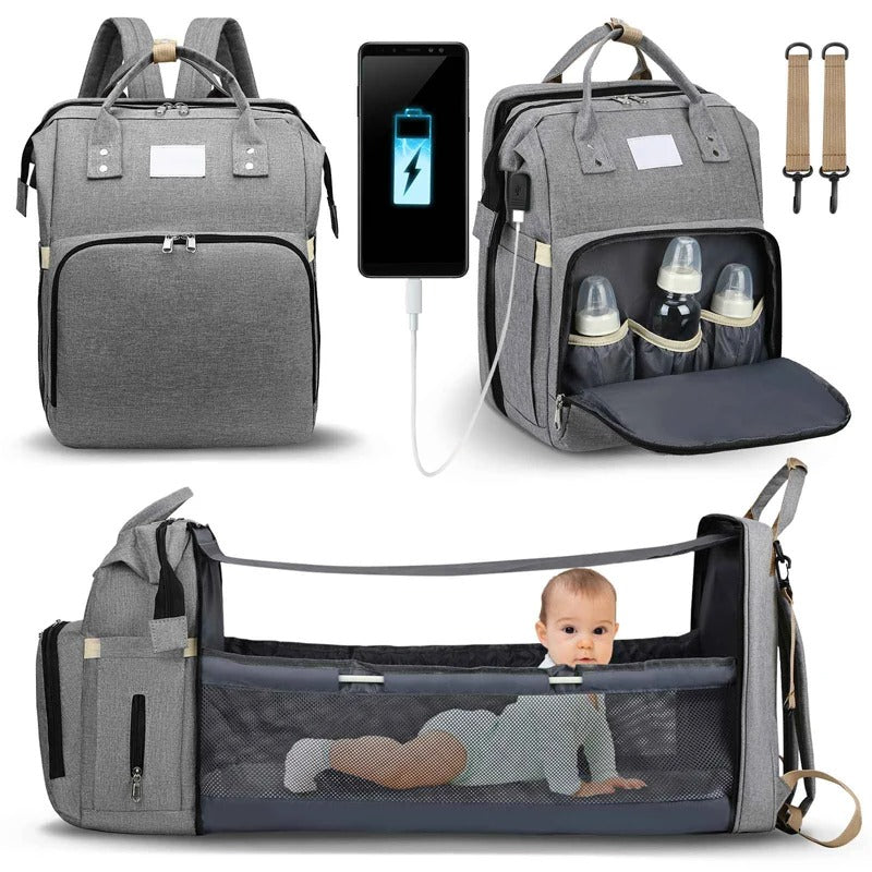 Multi-Functional Portable Folding Baby Bag